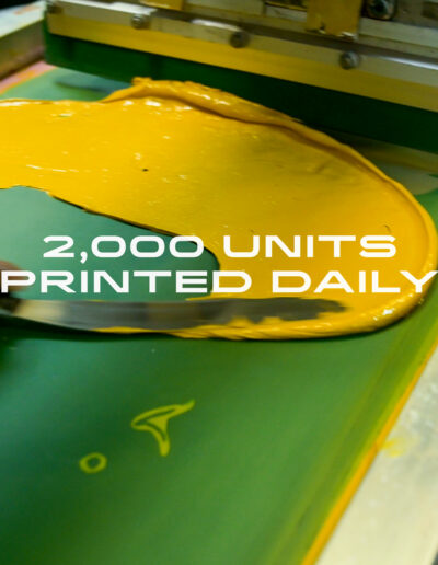 2,000 units printed daily at teesh print ltd