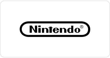 nintendo logo text on a white background.