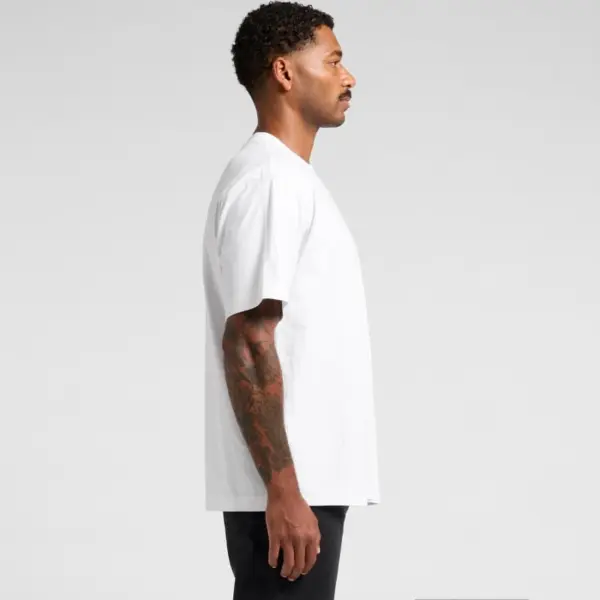 AS Colour Box Tee 5030 heavy weight boxy t-shirt blank garment side view