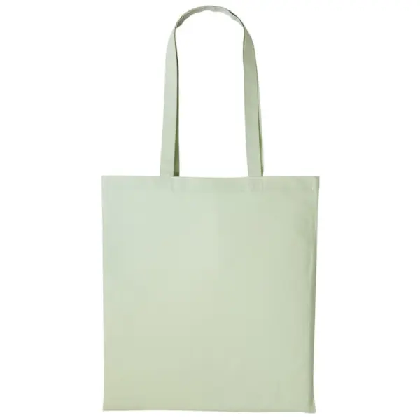 Nutshell Cotton Shopper Long Handle RL100 blank tote bag personalised shopper.