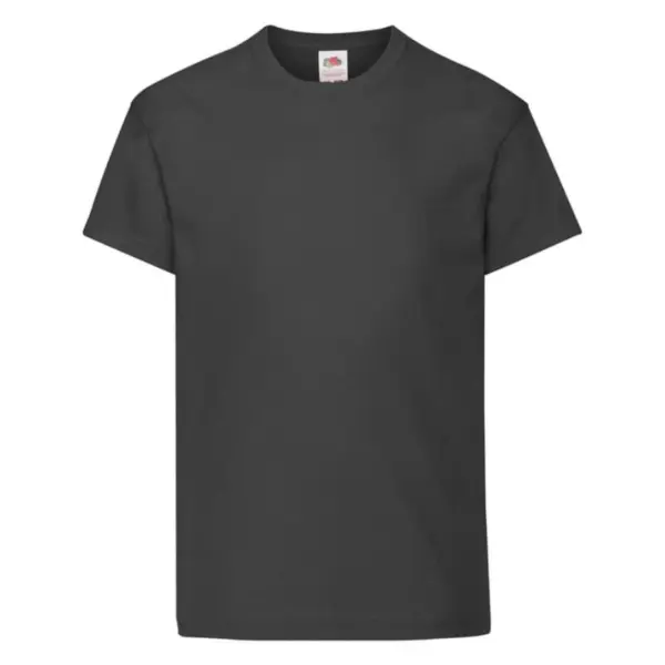 Fruit of the Loom Original Kids Tee blank unisex children’s t-shirt front view