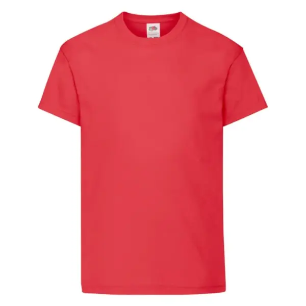 Fruit of the Loom Original Kids Tee blank unisex children’s t-shirt front view