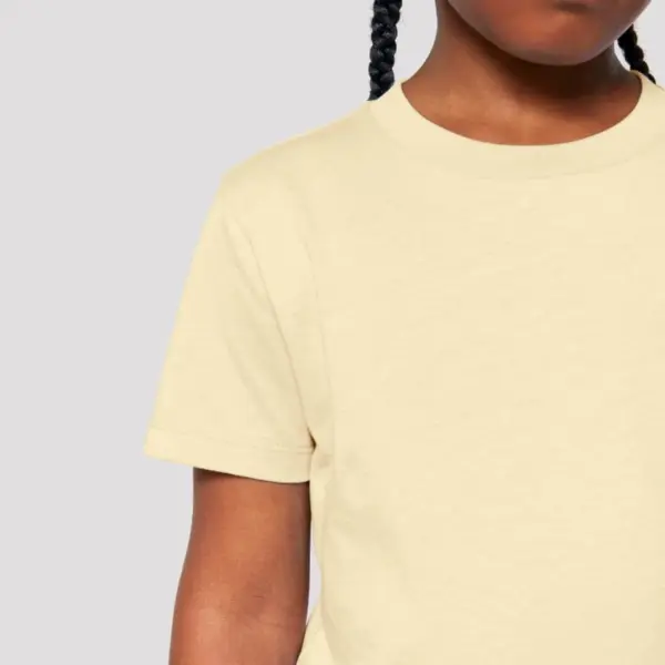 Stanley Stella Mini Creator 2.0 side view organic cotton kids butter yellow t-shirt