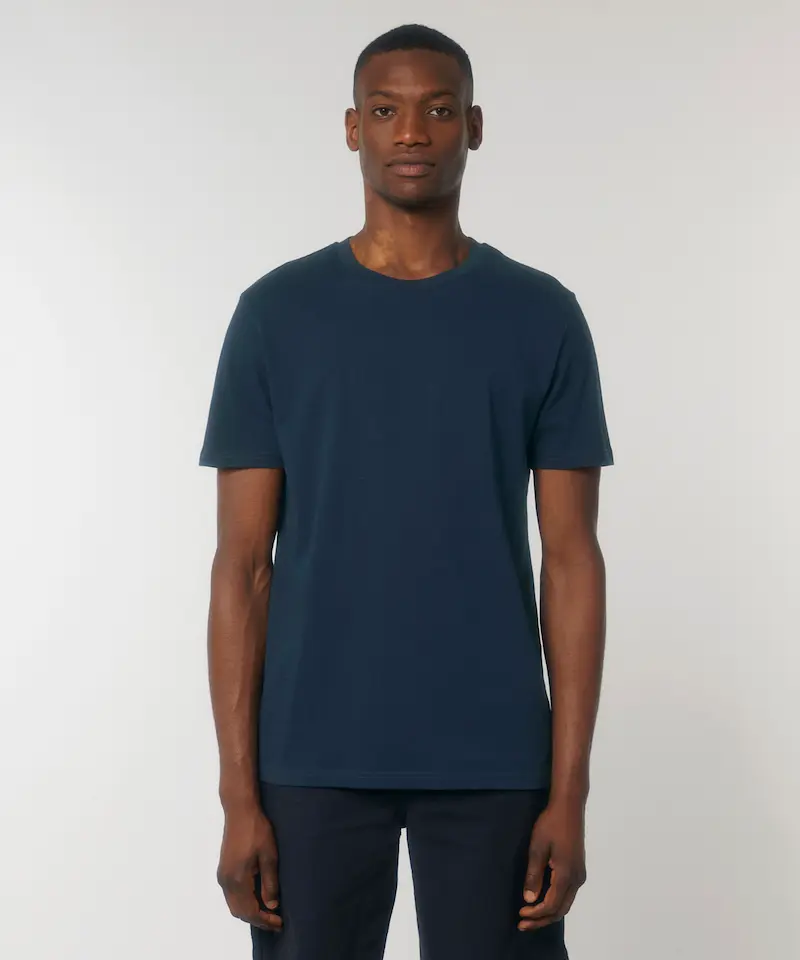 model wearing a sttu755 stanley stella creator tee 