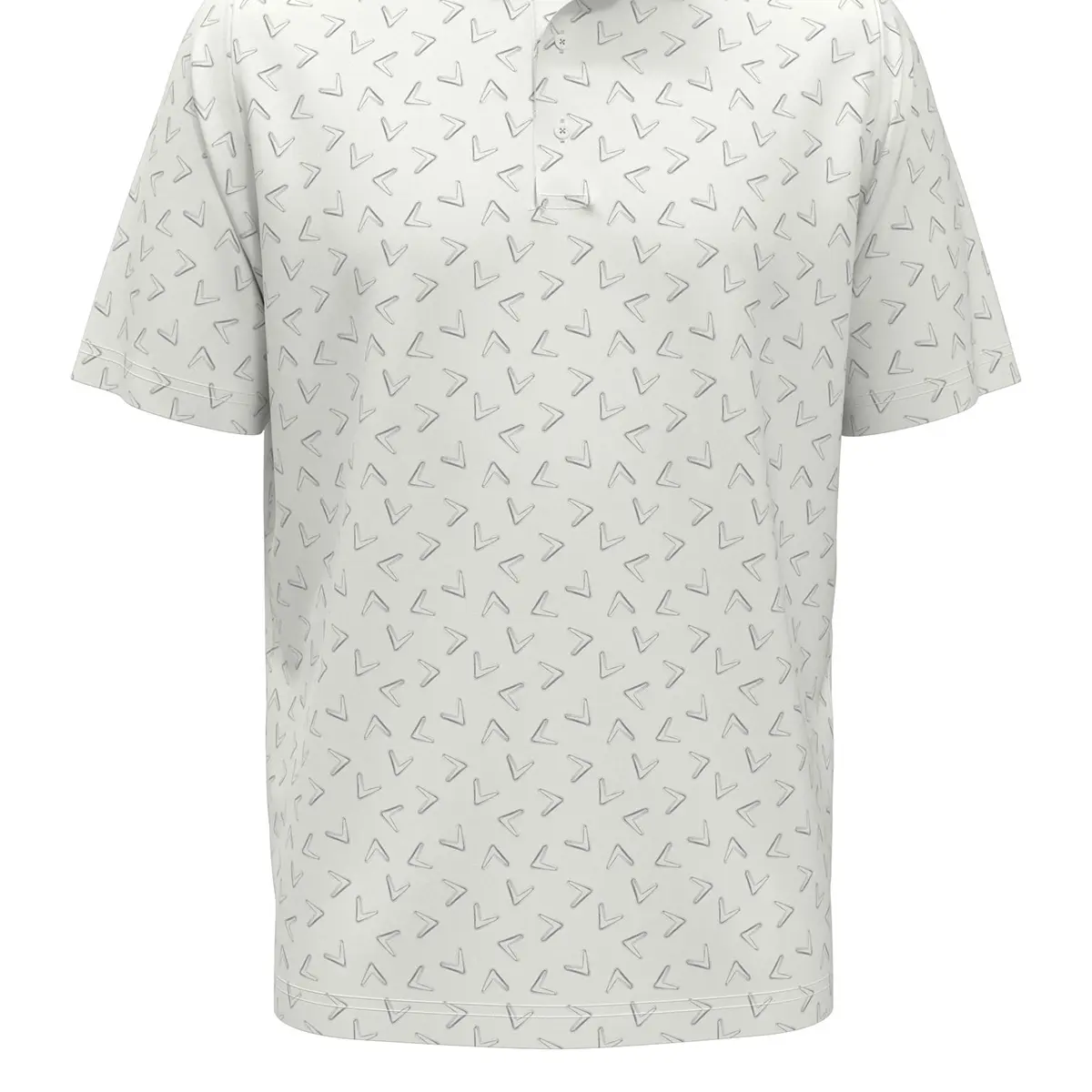 All-over large chev printed polo